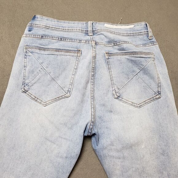 Kuwalla Men's Blue Grey Destroyed Denim Skinny Fit Jeans KUL-K5 Size 30 - Picture 8 of 16